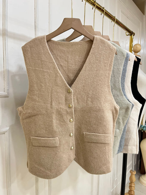 Ladies Winter Knitted Waistcoat
